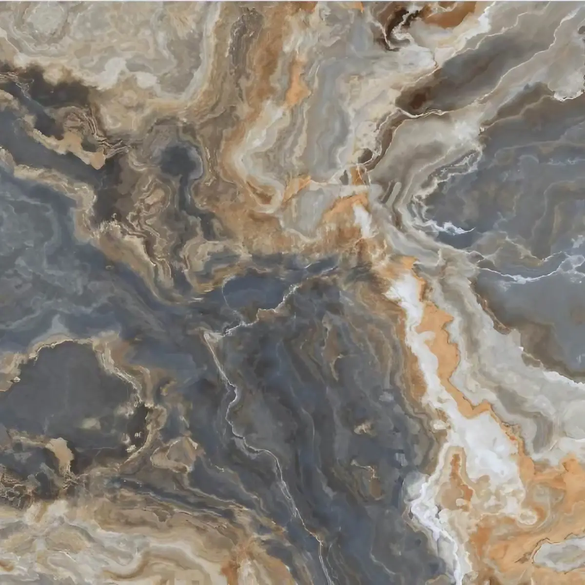 Dreamy Golden Brown crystallized glass colour