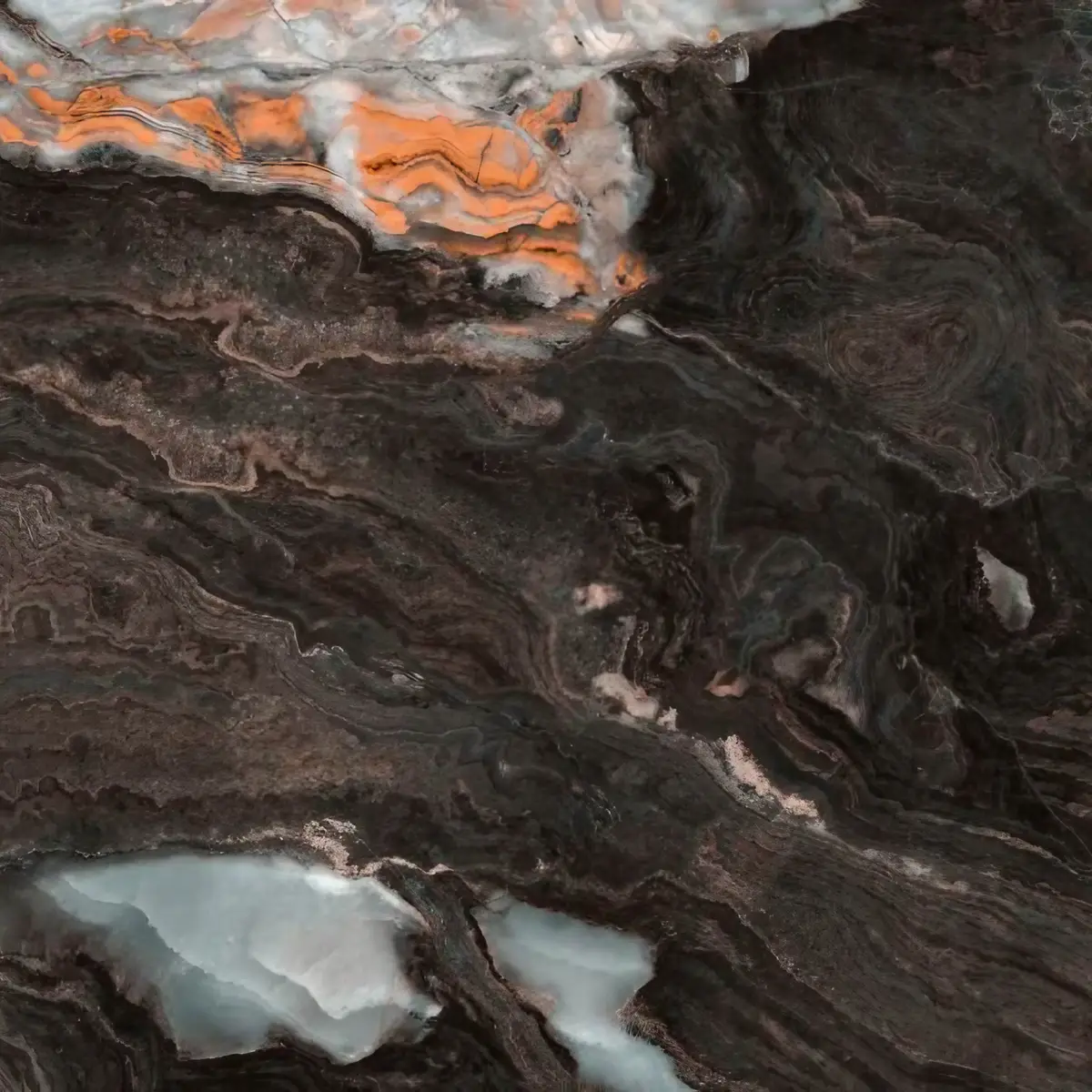 Volcanic Jade crystallized glass colour